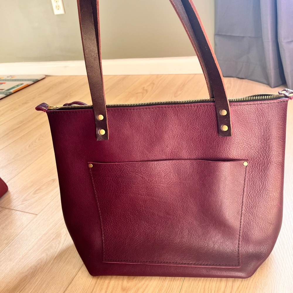 Portland Leather Tote Bag